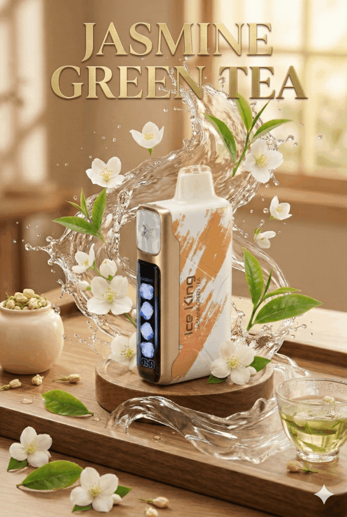Elfbar Japan | イオンアイス Jasmine Green Tea｜ELFBAR Ice King 25000口 使い捨てVAPE 正規品通販