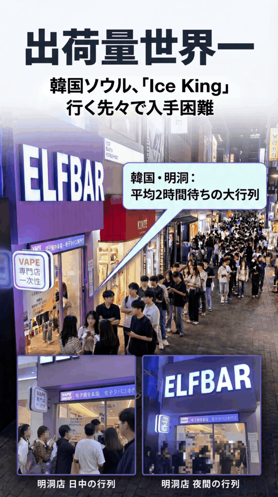 Elfbar Japan | ELFBAR Ice King 5個入りセット 25000口 使い捨てVAPE｜正規品通販